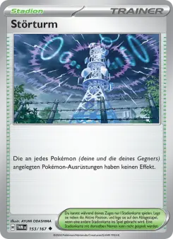 Pokémon-Karte Störturm 153/167
