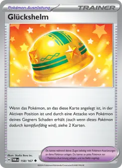 Pokémon-Karte Glückshelm 158/167