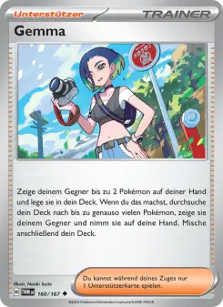 Pokémon-Karte Gemma 160/167