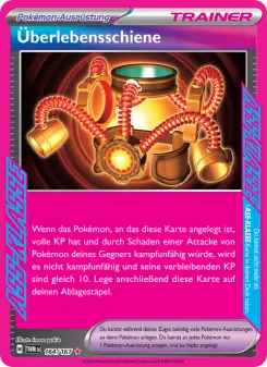 Pokémon-Karte Überlebensschiene 164/167