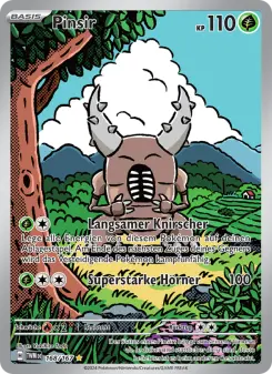 Pokémon-Karte Pinsir 168/167