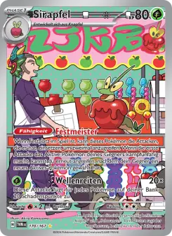 Pokémon-Karte Sirapfel 170/167