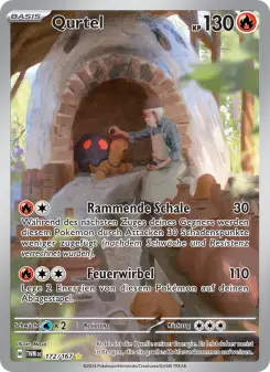 Pokémon-Karte Qurtel 172/167