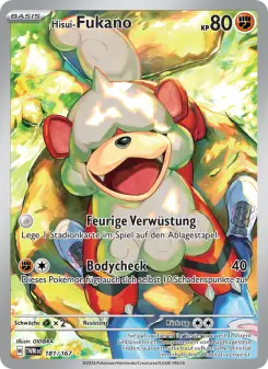 Pokémon-Karte Hisui-Fukano 181/167