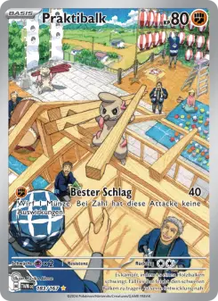 Pokémon-Karte Praktibalk 183/167