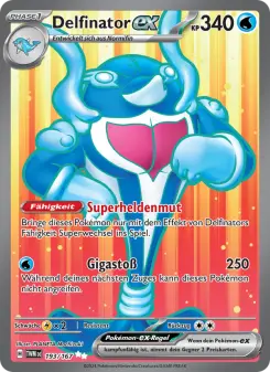 Pokémon-Karte Delfinator-ex 193/167