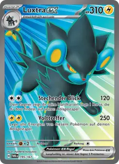 Pokémon-Karte Luxtra-ex 195/167