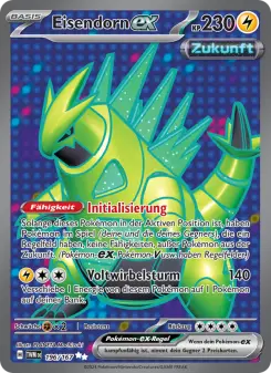 Pokémon-Karte Eisendorn-ex 196/167