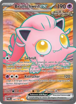 Pokémon-Karte Brüllschweif-ex 197/167