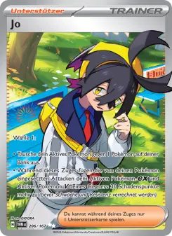 Pokémon-Karte Jo 206/167