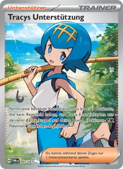 Pokémon-Karte Tracys Unterstützung 207/167