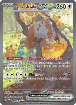 Pokémon-Karte Blutmond-Ursaluna-ex 216/167