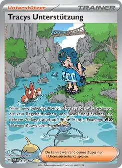 Pokémon-Karte Tracys Unterstützung 219/167