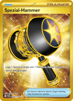 Pokémon-Karte Spezial-Hammer 224/167
