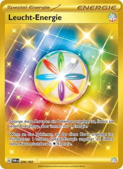 Pokémon-Karte Leucht-Energie 226/167