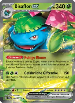 Pokémon-Karte Bisaflor-ex 001/142