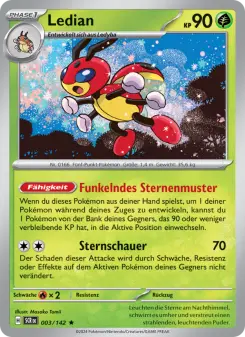 Pokémon-Karte Ledian 003/142