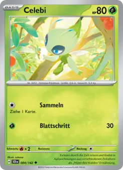 Pokémon-Karte Celebi 004/142