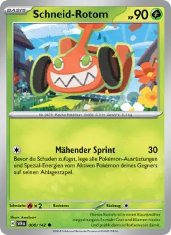 Pokémon-Karte Schneid-Rotom 008/142