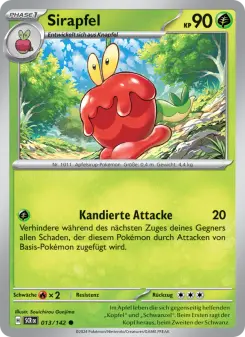 Pokémon-Karte Sirapfel 013/142