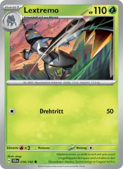 Pokémon-Karte Lextremo 016/142