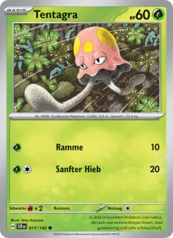 Pokémon-Karte Tentagra 017/142