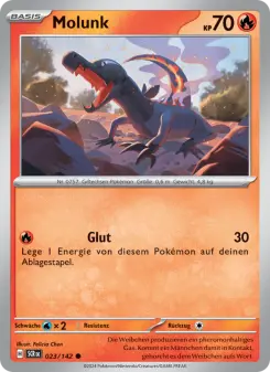 Pokémon-Karte Molunk 023/142