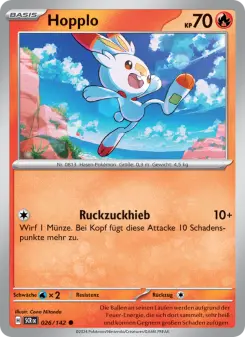 Pokémon-Karte Hopplo 026/142