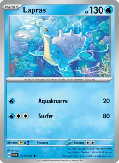 Pokémon-Karte Lapras 031/142