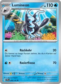 Pokémon-Karte Lumineon 036/142