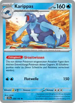Pokémon-Karte Karippas 038/142