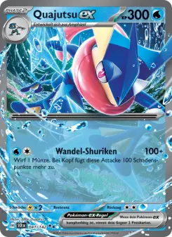 Pokémon-Karte Quajutsu-ex 041/142