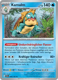Pokémon-Karte Kamalm 044/142