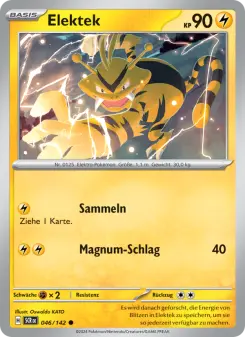 Pokémon-Karte Elektek 046/142