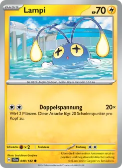 Pokémon-Karte Lampi 048/142