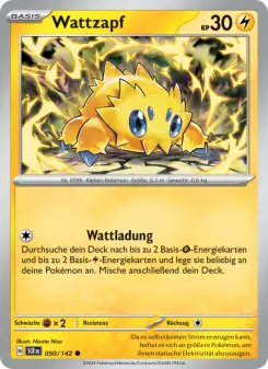 Pokémon-Karte Wattzapf 050/142