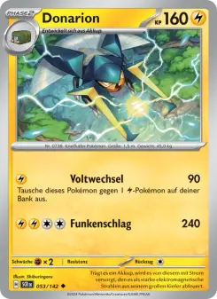 Pokémon-Karte Donarion 053/142