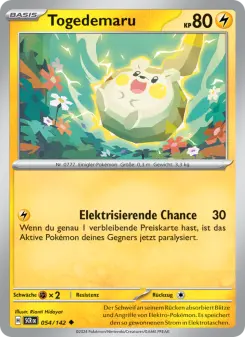 Pokémon-Karte Togedemaru 054/142