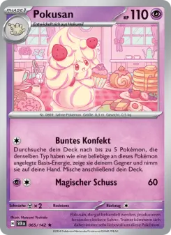 Pokémon-Karte Pokusan 065/142