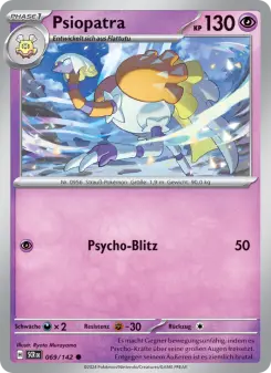 Pokémon-Karte Psiopatra 069/142