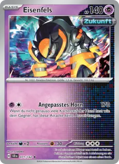 Pokémon-Karte Eisenfels 071/142