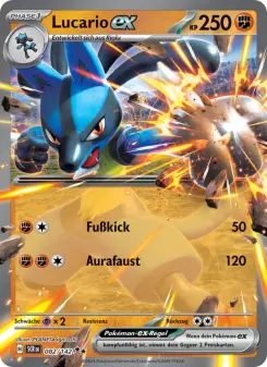 Pokémon-Karte Lucario-ex 082/142