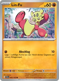 Pokémon-Karte Lin-Fu 083/142