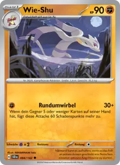 Pokémon-Karte Wie-Shu 084/142
