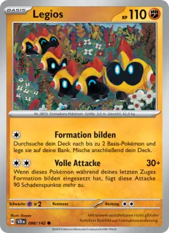 Pokémon-Karte Legios 088/142