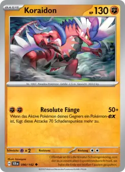 Pokémon-Karte Koraidon 090/142