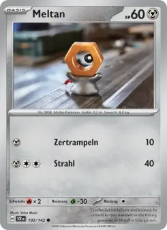 Pokémon-Karte Meltan 102/142