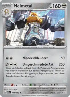 Pokémon-Karte Melmetal 104/142