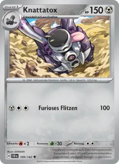 Pokémon-Karte Knattatox 109/142
