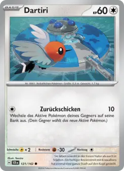 Pokémon-Karte Dartiri 121/142